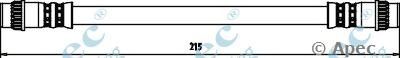 APEC BRAKING hos3461 -  Тормозной шланг